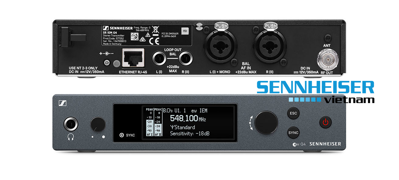 Sennheiser SR IEM G4 stereo transmitter