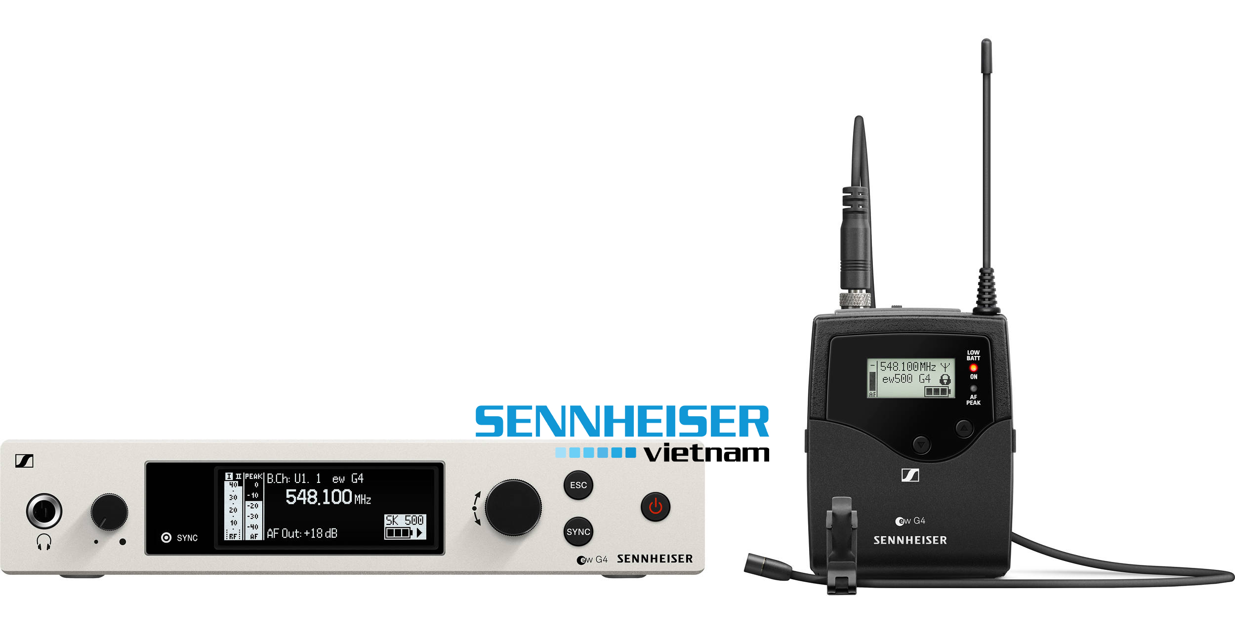 Bộ thu và phát kèm micro Sennheiser EW 500 G4-MKE2