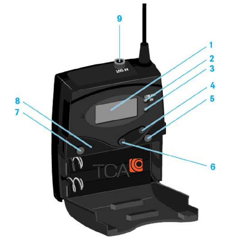 Bộ thu phát kèm micro không dây Sennheiser EW 112P G4 chuyên dụng cho phát sóng trực tiếp