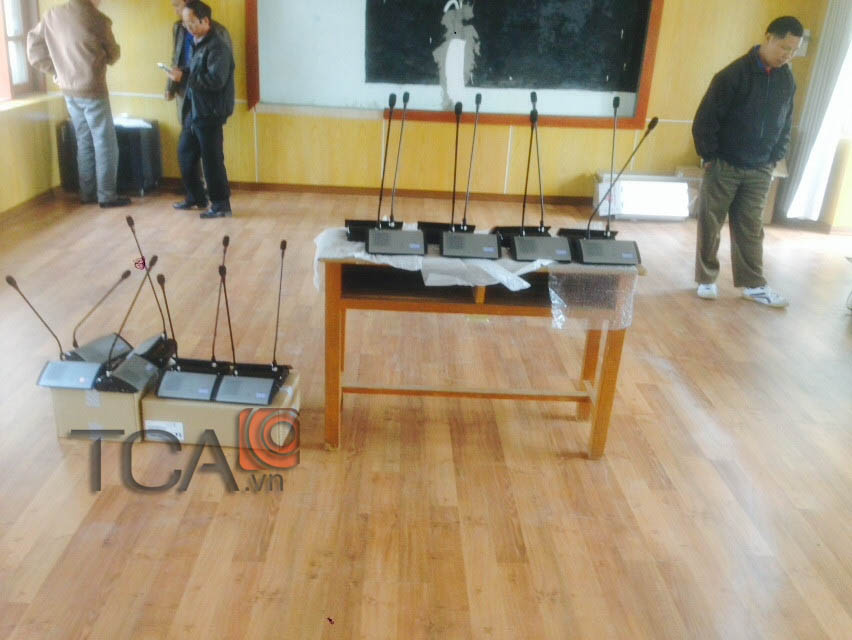 Ứng dụng micro Sennheiser EW 135-G3 với hệ thống hội thảo TOA TS-800