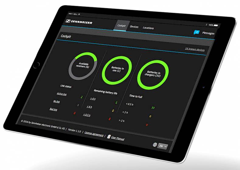 Sennheiser Control Cockpit: Kiểm soát hoàn toàn micrô chỉ với một ứng dụng